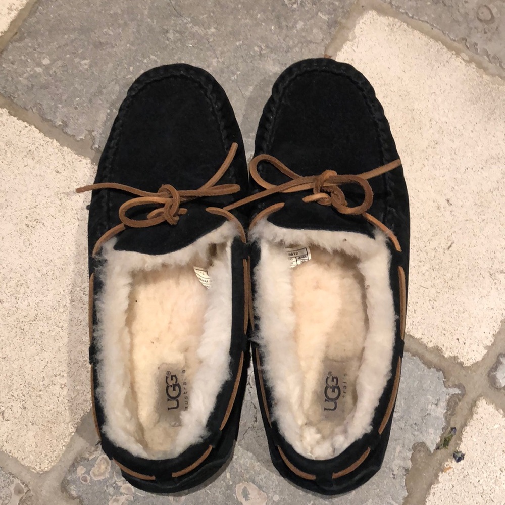 UGG black moccasins